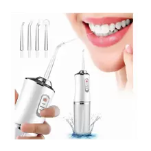 Electric Dental Water Flosser Oral Irrigator Portable Teeth Cleaning Tool - White - View 1