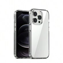 Apple Compatible With Iphone 15 14 13 12 11 Pro Max Xs Max XR 8 7 6 6s Plus Case - Transparent Full Body Protective Shockproof PC Hard Case With TPU Bumper Cover Phone Back Cover Compatible With Samsung Galaxy