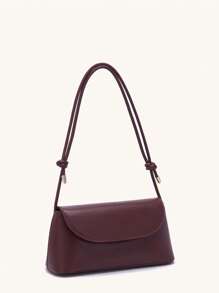 Minimalist Flap Bag Solid Color