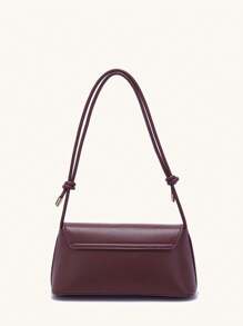 Minimalist Flap Bag Solid Color