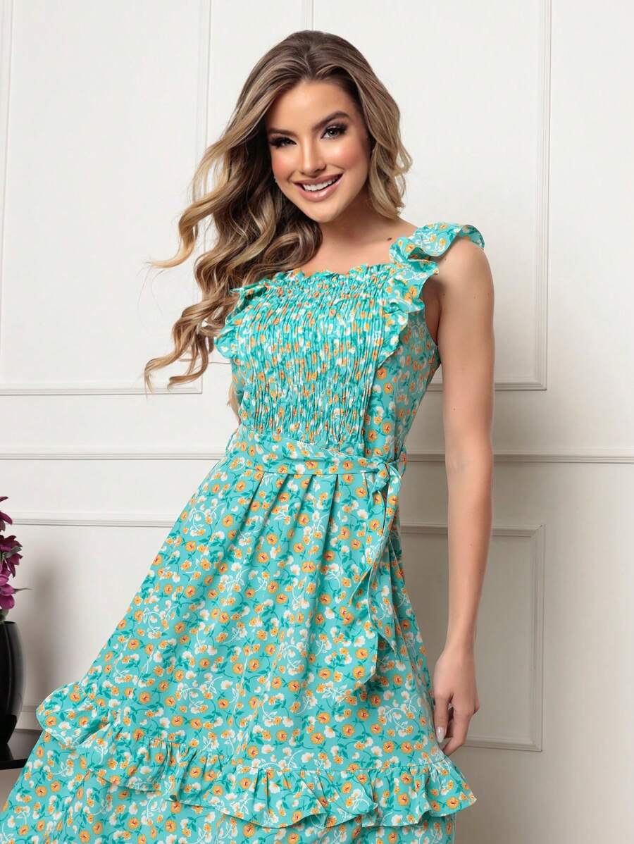 Women Dresses - màu xanh lá - Xem 1