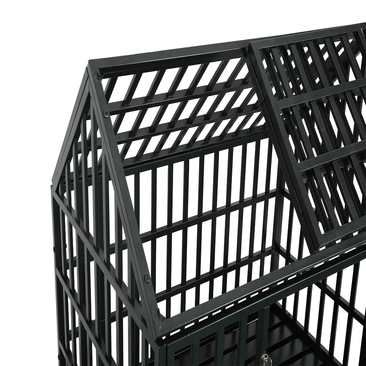 Heavy Duty Dog Cage pet Crate with Roof | SHEIN UK