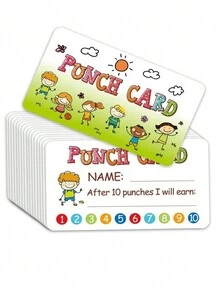 50 Piezas Cartas De Dibujos Animados Graciosas - Multicolor - Ver 3