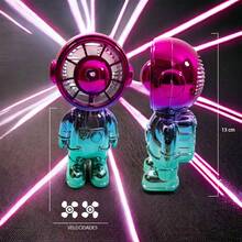 HIMA Mexico Hand Fan With Astronaut Design. - Pink - Übersicht 2