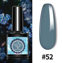 1pc 8.3ml Blue Color Gel Nail Polish Nail Art Varnishes Gel Lacquer Coat LED Nails Manicure Design UV Gel Varnish Soak Off - Dusty Blue - View 1