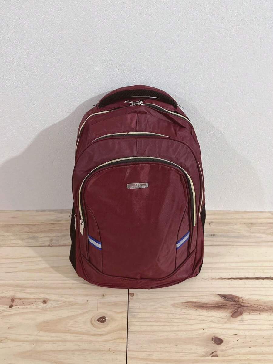 Men Fashion Backpacks - Màu Đỏ Sâu - Xem 1