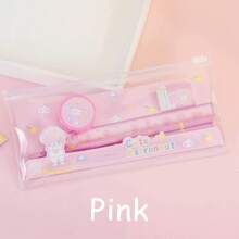 1pc Creative Stationery Set 5-In-1 - Pencil, Eraser, Pencil Sharpener, Ballpoint Pen, Highlighter - Children Gift, Student Prize - Multicolor - View 4