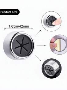 2 pcs Towel Holder, Self Adhesive Wall Dish Towel Hook, Round Wall Mount Towel Holder For Bathroom, Kitchen And Home, Wall, Cabinet, Garage, No Drilling Required