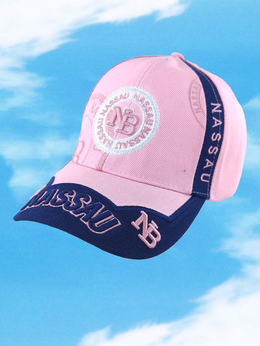 1pc Unisex Embroidered Letter Baseball Cap For Teenagers & Children - Multicolor - View 1