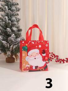 件聖誕防水禮品袋，帶手柄的手提袋，多功能無紡布聖誕購物袋，小型商務用品，最便宜的商品，清倉促銷，聖誕裝飾品，購物袋