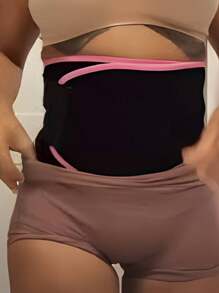 Faja Cinturilla Reductora Banda Adelgazante Cintura Avispa, Contorno Flexible Y Ajustable. - Rosa Fucsia - Ver 3