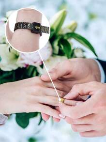 戒指尺寸測量工具套裝,可重復使用的手指尺寸測量工具,1-17號美國戒指尺寸 - 黑色 - 查看 3