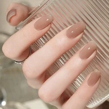 XEIJAYI 1瓶15毫升裸色咖啡色指甲油凝胶，可卸除UV/LED光疗指甲油，适用于美甲设计，居家使用 - 咖啡棕 - 查看 5