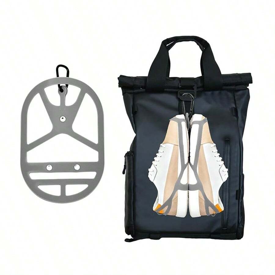 鞋夾,矽膠鞋套支架,運動包配件鞋套,適用於運動、戶外、登山旅行的鞋套收納架