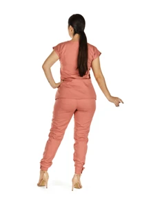 Women Two-piece Outfits - 乾枯玫瑰色 - 查看 2