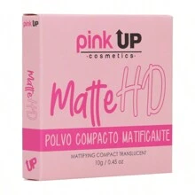 PINK UP COSMETICS Polvo traslúcido compacto Matte HD Pink Up - Blanco - Ver 3