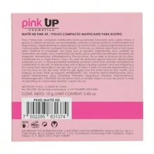 PINK UP COSMETICS Polvo traslúcido compacto Matte HD Pink Up - Blanco - Ver 4