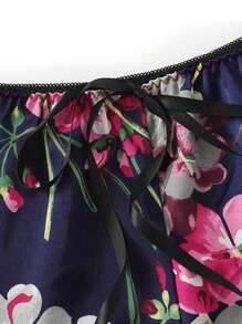 2 件套女式緞面蕾絲邊吊帶睡衣套裝,性感風格,家居服