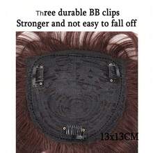 3d防御空氣瀏海邊緣接縫假髮片加長髮片假髮假髮修剪頂部掉髮遮蓋白髮增加髮量