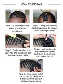 Twist Braiding Hair Marley Braiding Fluffy Free Long Crochet Hair Synthetic Hair Extensions For Braiding Natural Look Synthetic Spring Afro Kinky Braiding Hair Pre Stretche - Black - View 7