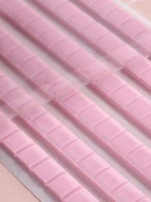 FULL BEAUTY 48 miếng keo dán móng tay màu hồng, đất sét, gel dính dùng nhiều lần để thực hành, trưng bày móng giả, dụng cụ làm móng, đồ dùng làm móng, dụng cụ làm móng, dụng cụ làm móng, trở lại trường, làm móng, dụng cụ làm móng để ấn vào móng - Hồng - Xem 3