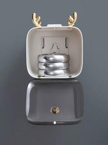 Waterproof Bathroom Storage Shelf Toilet Roll Stand Tissue Box - Dark Green - View 2