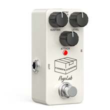 POGOLAB Compressor Pedal, Electric Guitar Effects Pedal, Mini Single Type DC 9V True Bypass - trắng - Xem 2