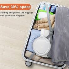 1 件 600 毫升可折叠电热水壶，带欧洲/美国/英国标准插头、干烧保护和硅胶，便携式旅行热水器，适用于厨房配件家用电器配件小工具工具圣诞节用品烹饪圣诞节