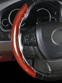 Cubierta Del Volante Del Coche De 2 Piezas Con Clip - Multicolor - Ver 4