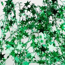 1pc 29.5 Inch Christmas Iron Wire Star Pull Flower For Christmas Tree Background Decoration - Green - View 7