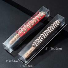 10 PCS Clear Candy Box 2"X 2"X 2" Favor Gift Boxes Transparent Plastic Cube Boxes For Cupcakes Wedding Party, - Transparent - View 6