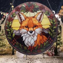 Christmas Fruit Fox Decoration - Red - View 1