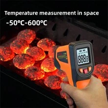 1 szt. Termometr na podczerwień, przenośny tester temperatury do gotowania, pieców do pizzy, grilli i silników - czytnik temperatury powierzchni - od 58°F do 1112°F