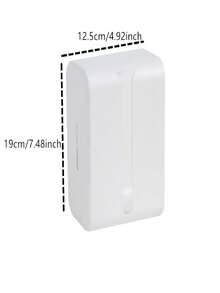 1pc Simple Tissue Box Cover, Napkin Holder Container, Plastic Rectangular Tissue Box, Bathroom/Living Room Tissue Storage Organizer, Home Essential, Bathroom Accessory - Baby Pink - View 6