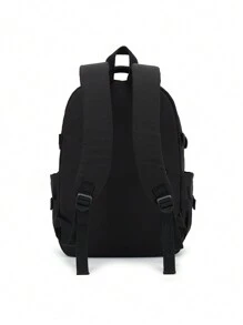 School Travel Laptop Backpack Lightweight Bag College Backpack For Cute Durable Backpack Casual Day Pack For Girls And Boys, Large Capacity Portable Backpack For Outdoor, Travel, Hiking, School. - Black - View 8