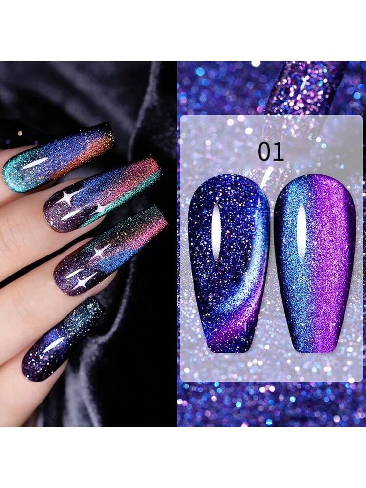 XEIJAYI マグネット ネイルジェルポリッシュ ネイルアート 8ml 1個入り