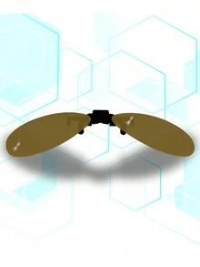 SOBREPUESTO LENTES GAFAS DE MODA POLARIZADOS Y DE COLOR - Camel - Ver 3