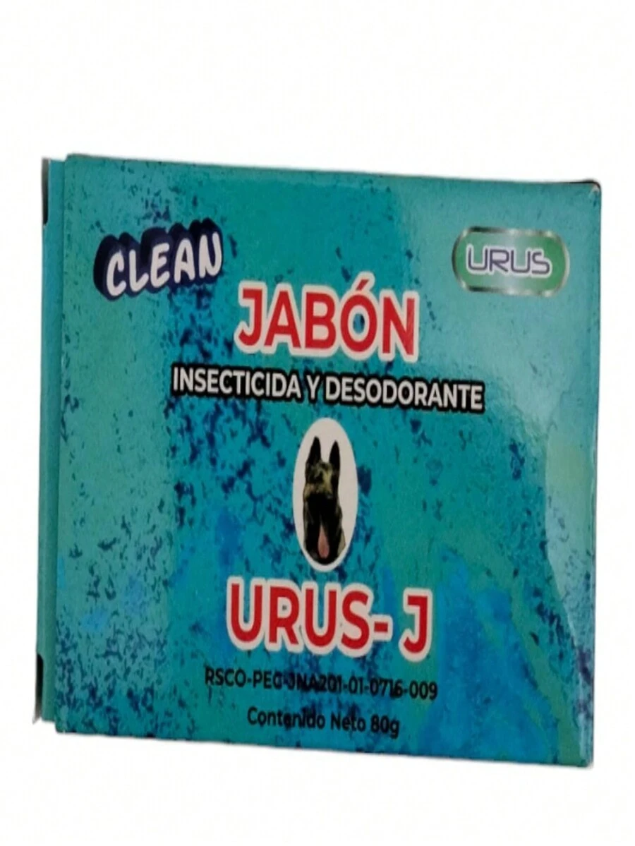 Jabón URUS para Perro, elimina Pulgas, Piojos, Chinches y Garrapatas. - Multicolor - Ver 1