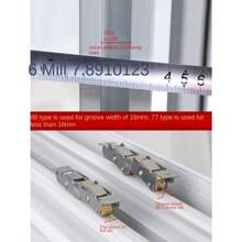 một miếng Chống gỉ Trượt Cửa Trục lăn Đối với Cổ hủ Trượt Cửa , Ly Cửa Và Tủ đóng tường Cửa - Nhiều màu - Xem 5