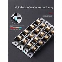 một miếng Chống gỉ Trượt Cửa Trục lăn Đối với Cổ hủ Trượt Cửa , Ly Cửa Và Tủ đóng tường Cửa - Nhiều màu - Xem 4