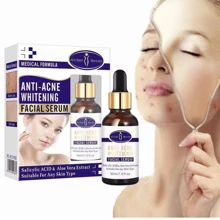 Serum  Anti Acné Piel Delicada Puntos Anti-manchas 30ml con extracto de aloe vera y acido salicilico - transparente - Ver 1