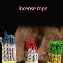 Handmade Nepalese Rope Incense, Traditional Aromatherapy For Yoga Studios, Air Purification, 25pcs Random Color - Multicolor - View 5