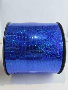 500碼藍色激光卷曲絲帶,適用於禮盒包裝、花、氣球、裝飾等。適用於聖誕節、情人節、感恩節等節日