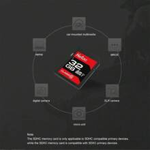 NETAC SDXC記憶卡，SD卡閃存卡256GB 128GB 64GB 32GB適用於相機，P600kjh - 彩色 - 查看 9