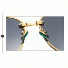 1 件女士時尚新款女孩自拍彩色蝴蝶眼鏡貓眼彩色眼鏡 - 藍色 - 查看 6