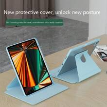 兼容 iPad Pro 11 2022 iPad 第 10 代 iPad 10.2 第 7 8 第 9 代保护套兼容 iPad Air5 4 10.9 Pro 12.9 2021 2020 360° 旋转外壳 - 黑色 - 查看 7