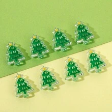 Giáng sinh Theo chủ đề Dầu Nhỏ giọt Hiệu ứng Hạt - Ông già Noen , Người tuyết , Cây thông noel - Lý tưởng Đối với DIY Điện thoại Dây đeo - Hạt màu giáng sinh-10 miếng - Xem 20
