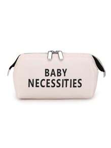 3pcs Tote Shoulder Bag With Separate Waterproof Compartment For Milk Bottles Travel Mommy Bag