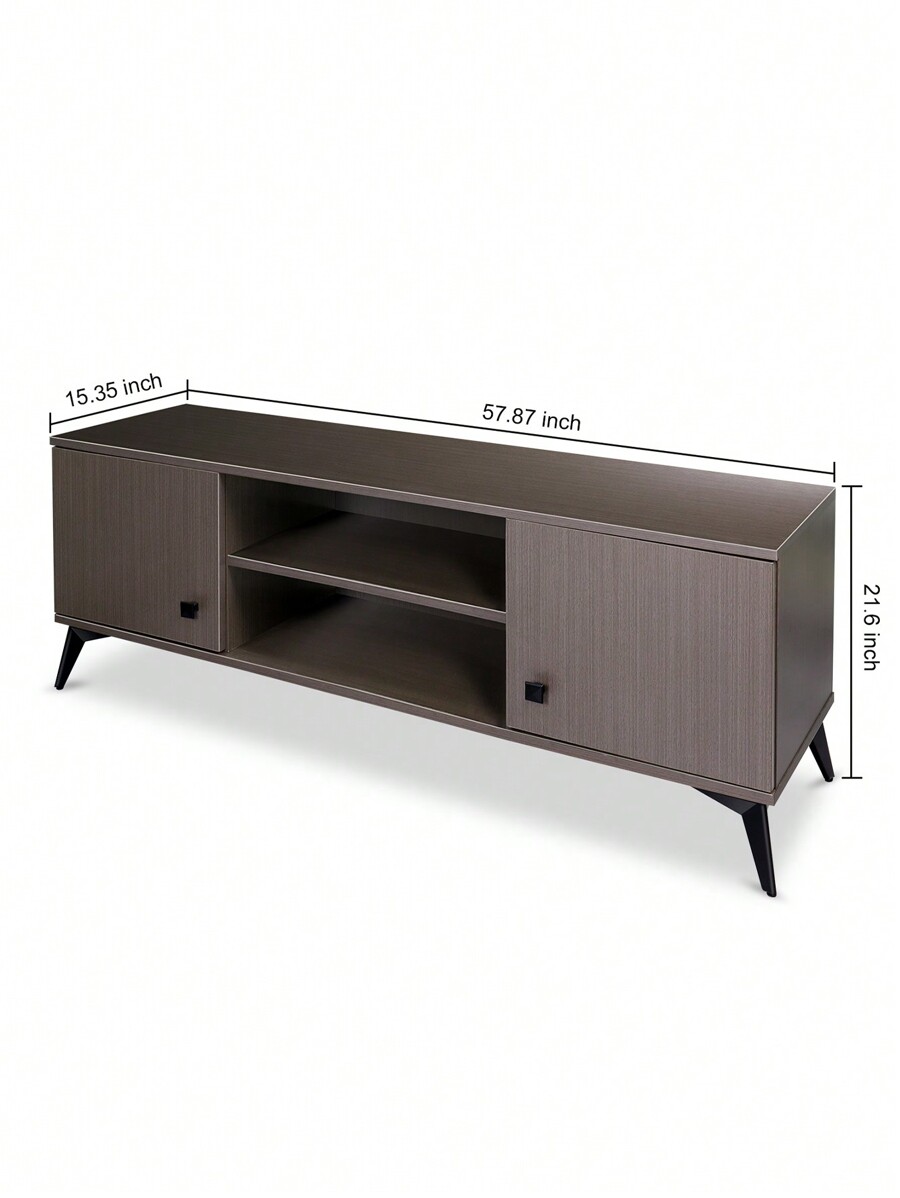 Coastrail Outdoor 1 Piece 58 Inch with 2 Storage Rustic Brown