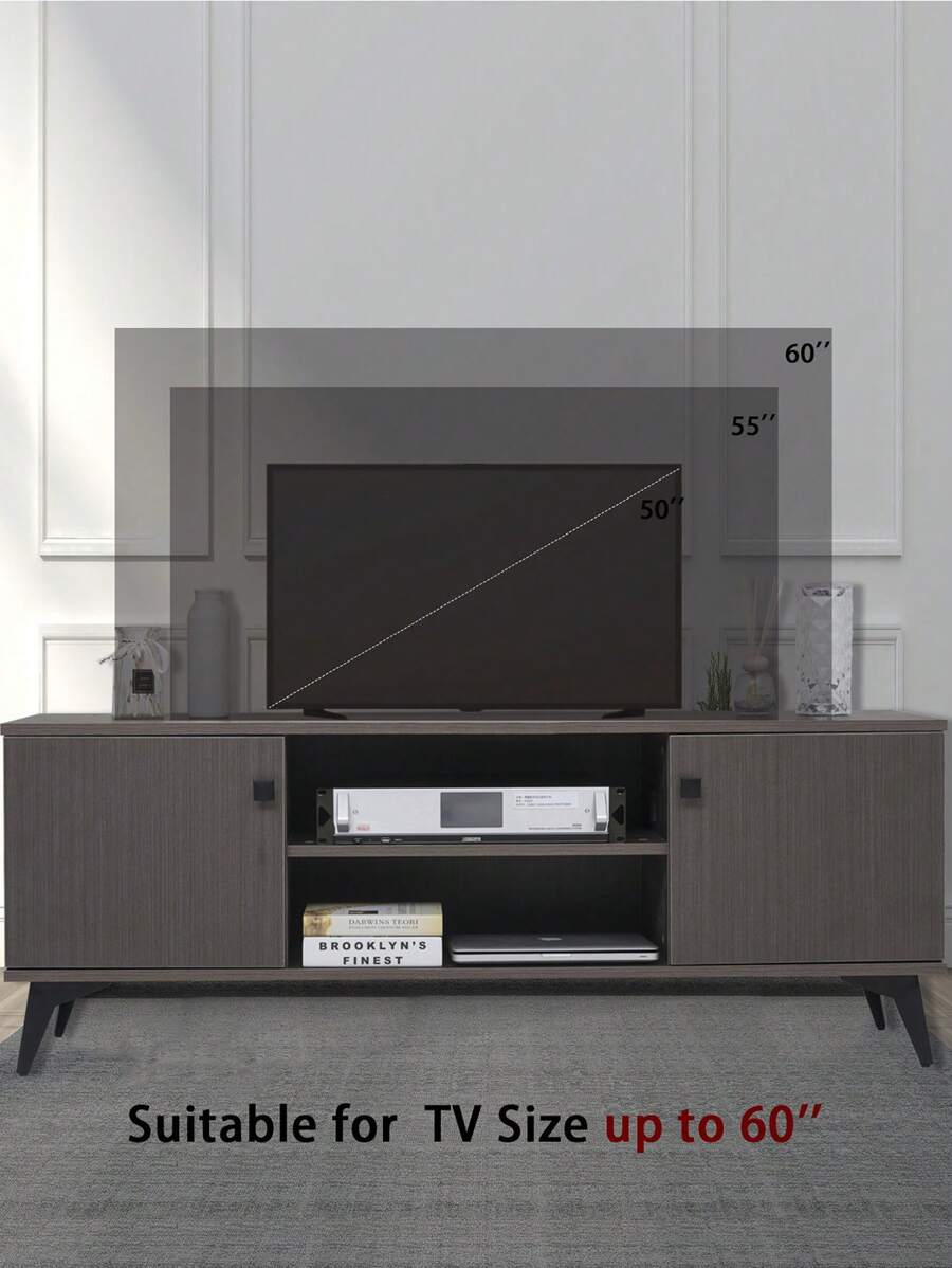 Coastrail Outdoor 1 Piece 58 Inch with 2 Storage Rustic Brown